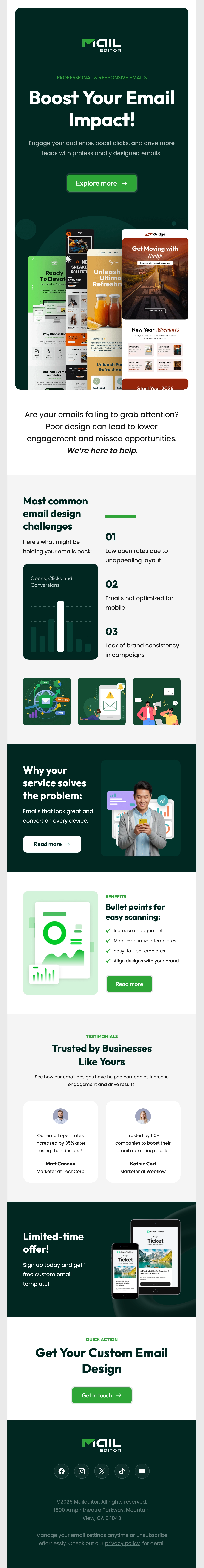 b2b lead generation email template