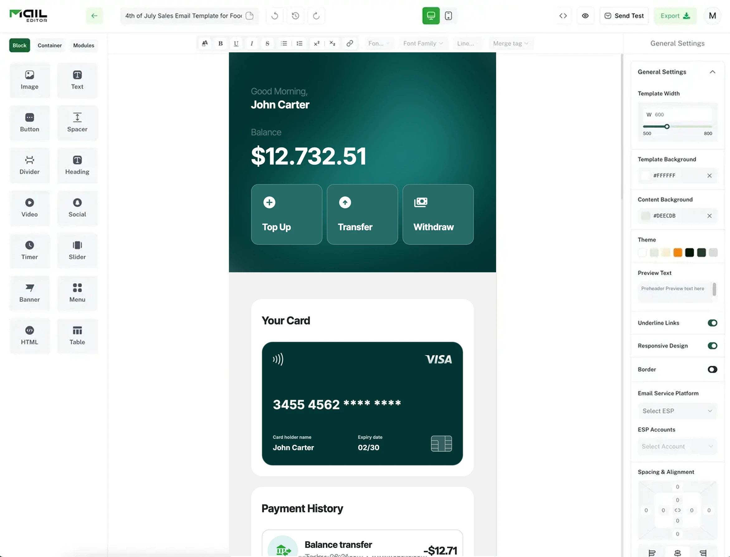 Edit Banking Emails Faster