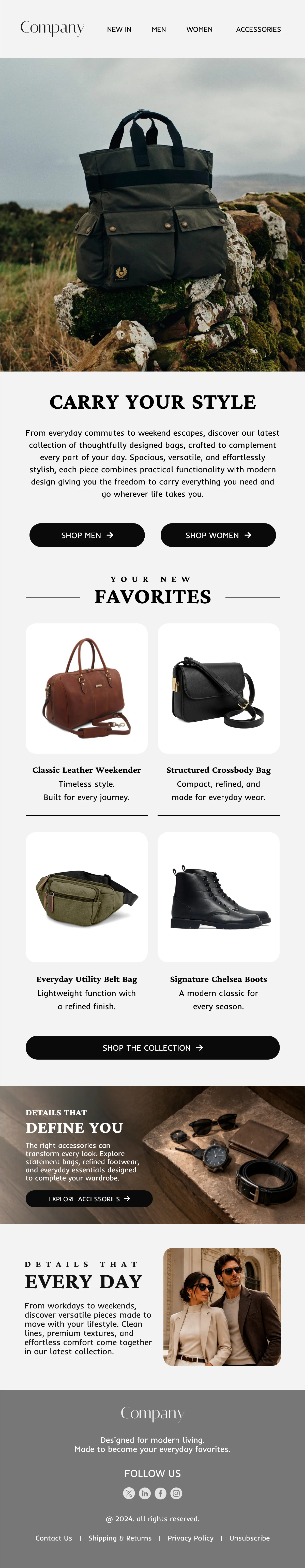 Accessories Email Template