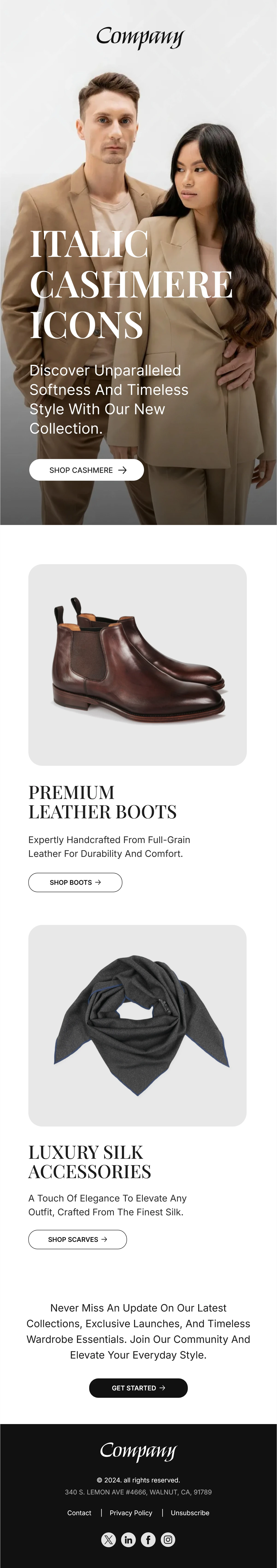 Luxury Fashion Email Template